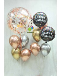 Confetti Latex Balloon Bouquet 1